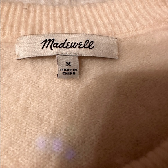 Madewell Wool Blend Colorblock Sweater - Size M - Picture 6 of 8